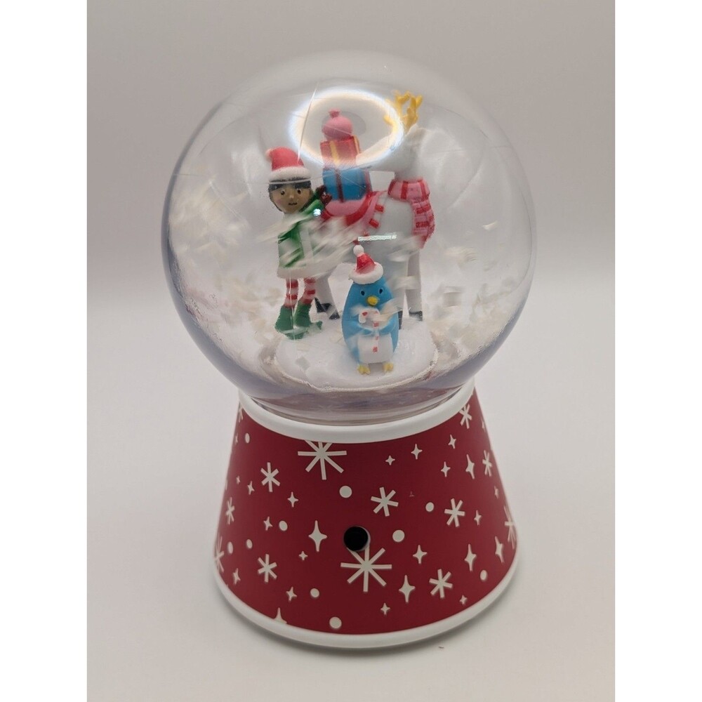 Target Wondershop Christmas Snow Globe Elf Penguin Reindeer Animated Waterless